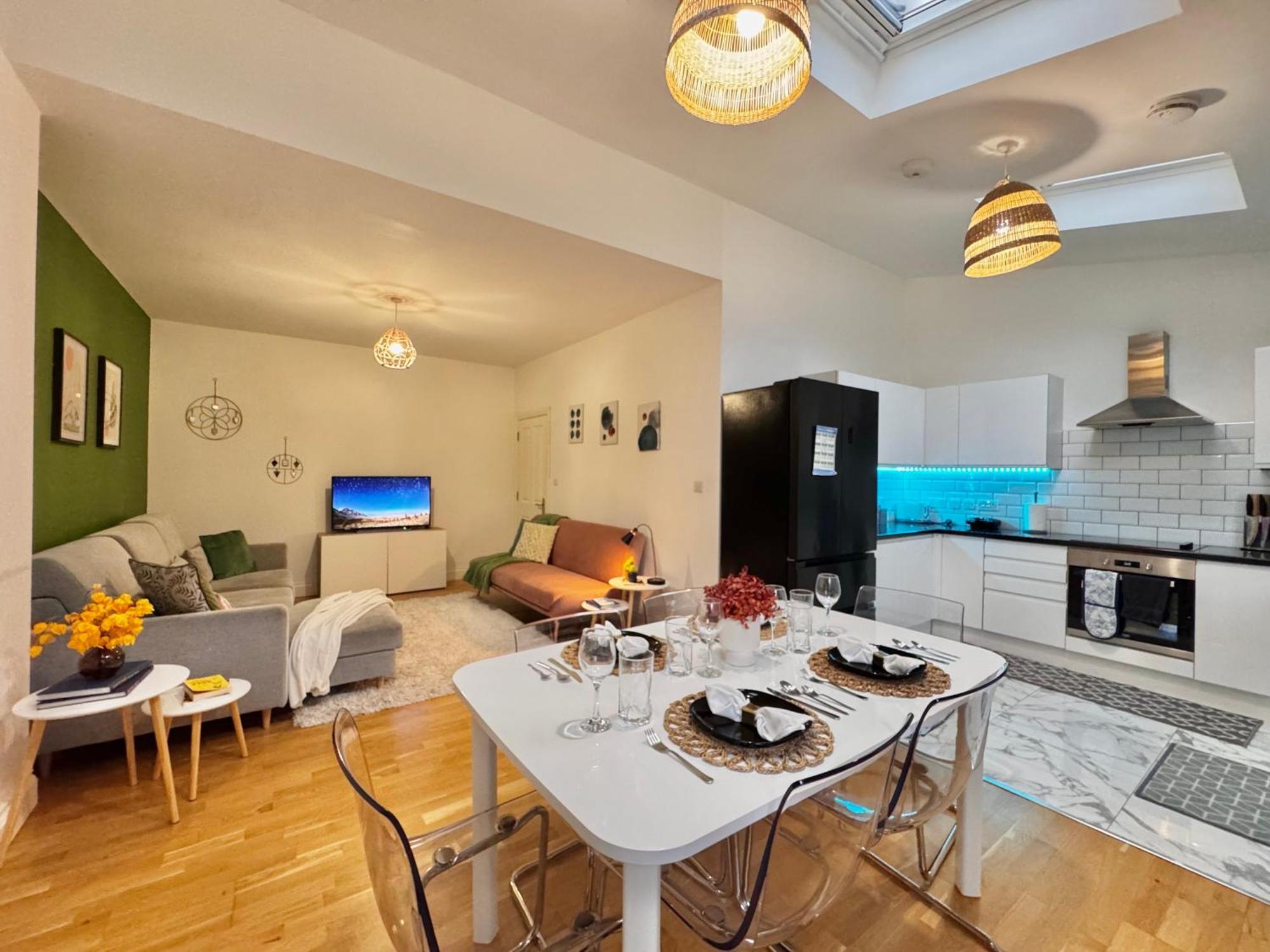 Modern 1-Bed Apt 30Min To Central London & Parking Londres Exterior foto