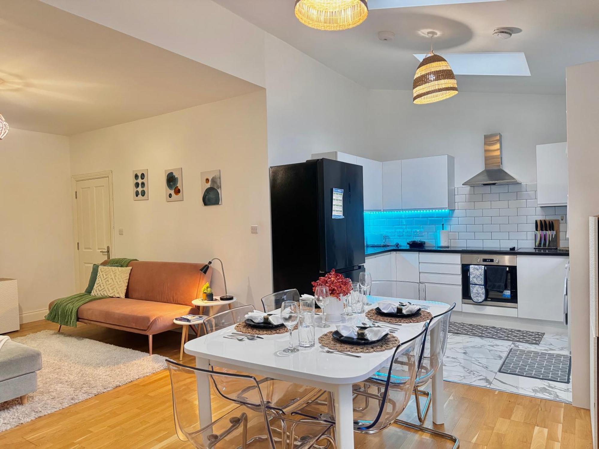 Modern 1-Bed Apt 30Min To Central London & Parking Londres Exterior foto
