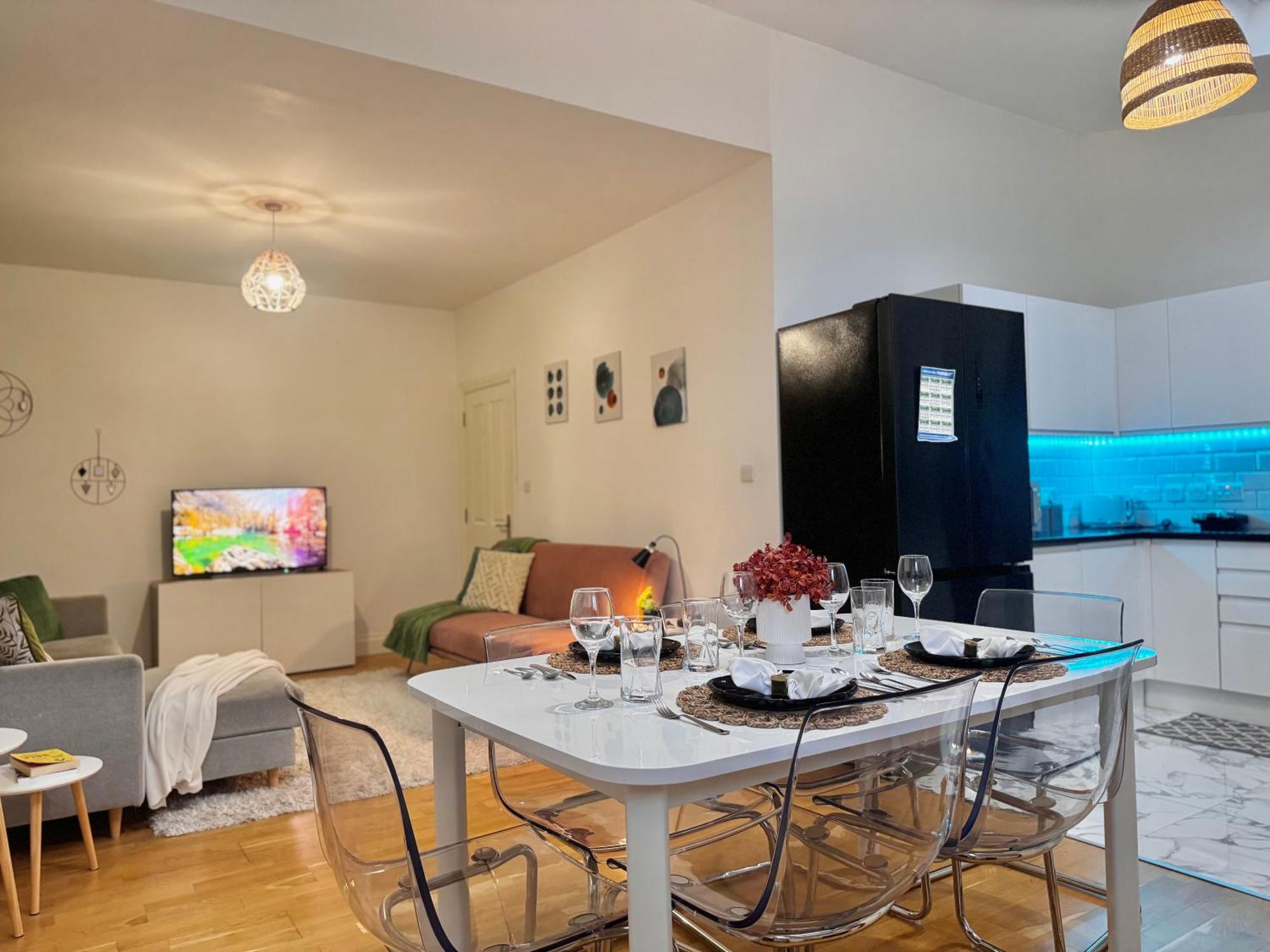 Modern 1-Bed Apt 30Min To Central London & Parking Londres Exterior foto